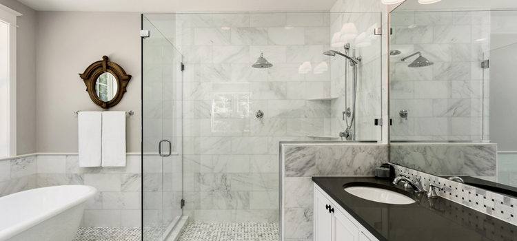 bathroom shower door installation in Lehigh Acres